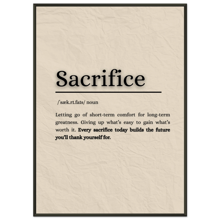 Sacrifice